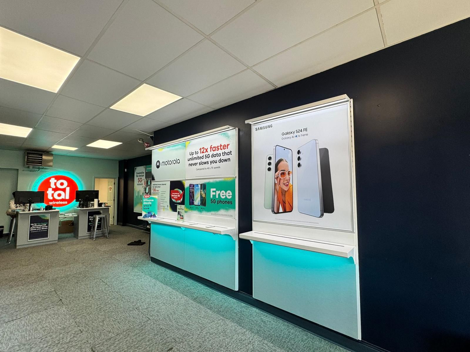 TeleTech Wireless store interior West Haven CT